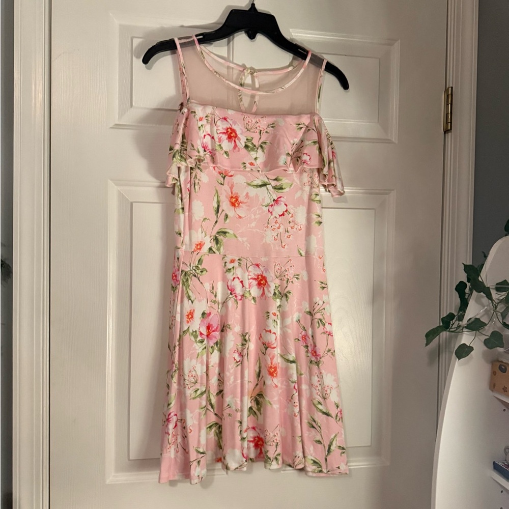 Place Pink Mesh Dress